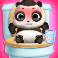 照顾熊猫宝宝璐璐 